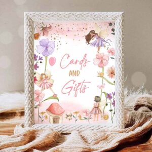 Fairy Invitation, Cards and Gifts Sign Fairy Birthday Gifts Table Decor Magical Invitation