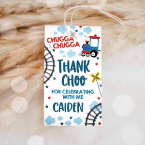 Train Invitation, Choo Choo Train Favor Tag, Train Birthday, Gift Tag, Chugga Chugga Invitation