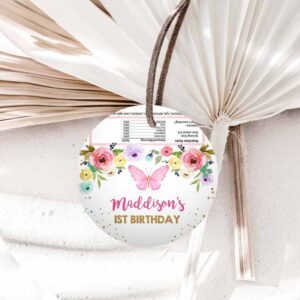 Butterfly Invitation, Butterfly Candy Bar Wrapper Girl Birthday, Candy Bar Wrapper Garden Outdoor Invitation