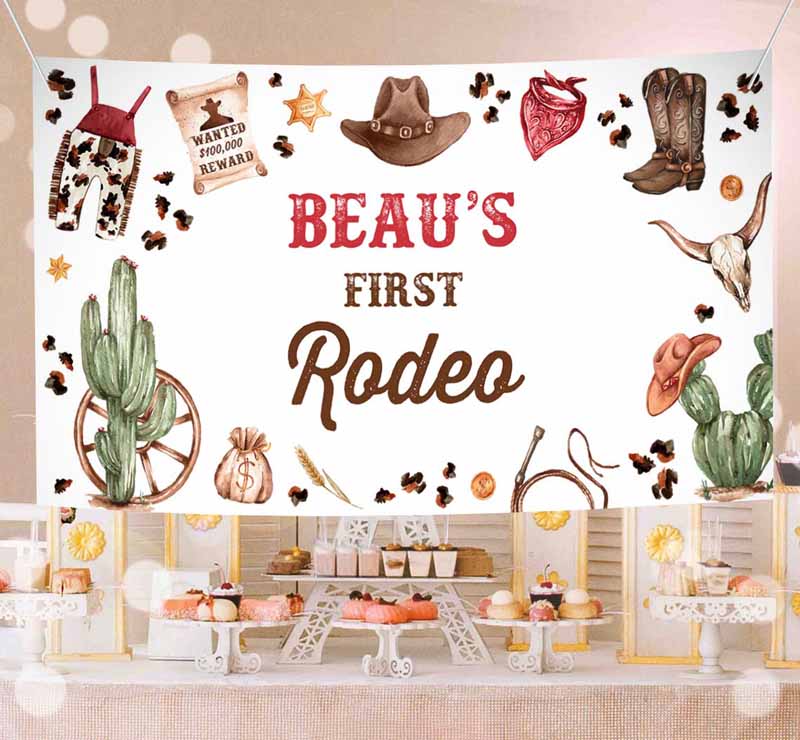 1 Editable Cowboy Birthday Party Gable Box Labels Wild West Cowboy Rodeo Birthday Party Southwestern Ranch Birthday Party Instant Download QC
