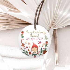 Christmas Invitation, Elf Christmas Stickers Christmas Gift Labels Merry Christmas Tags Gift Tags Invitation