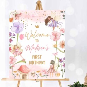 Fairy Invitation, Welcome Sign Fairy Garden Sign Whimsical Welcome Enchanted Invitation
