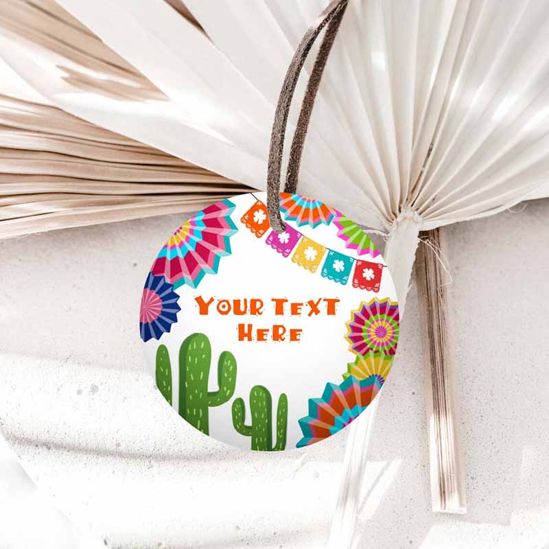 1 editable fiesta cactus thank you favor tag round squared baby shower birthday bridal shower stickers succulent mexican corjl template 0236 1