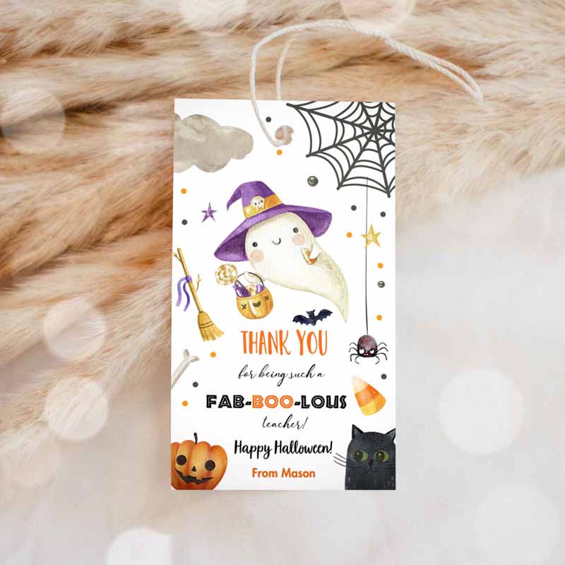 1 editable halloween favor tags ghost gift tags fab boo lous teacher appreciation cute ghost treat tag download printable template corjl 0261 1