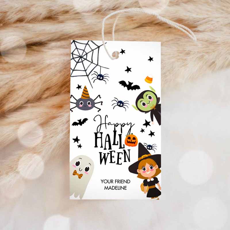 1 editable happy halloween gift tags trick or treat favor tags ghost treat tag personalized download printable template corjl 0261 0009 1