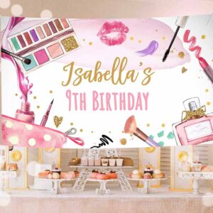 Spa Party Invitation, Spa Party, Backdrop Banner Glamour Birthday, Girl Pink Glam Party Invitation