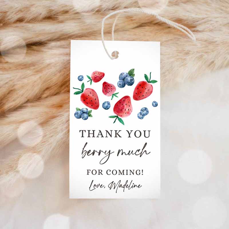 1 editable strawberry blueberry favor tags berry first birthday thank you tags label berry much tags berry sweet template printable corjl 0399 1