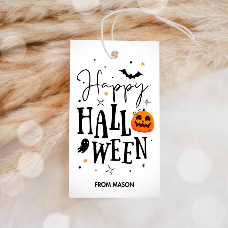 1 editable happy halloween gift tags trick or treat favor tags ghost halloween treat tag personalized download printable template corjl 0261 1