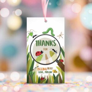 2 editable bug favor tag bug birthday bugs thank you tags label bug party insect gift tags bugging out beeing template printable corjl 0090 1