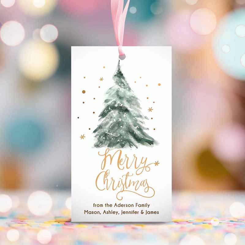 2 editable christmas favor tags holiday gift tags merry christmas holiday tags holiday labels tree gold download printable corjl 0363 0443 1