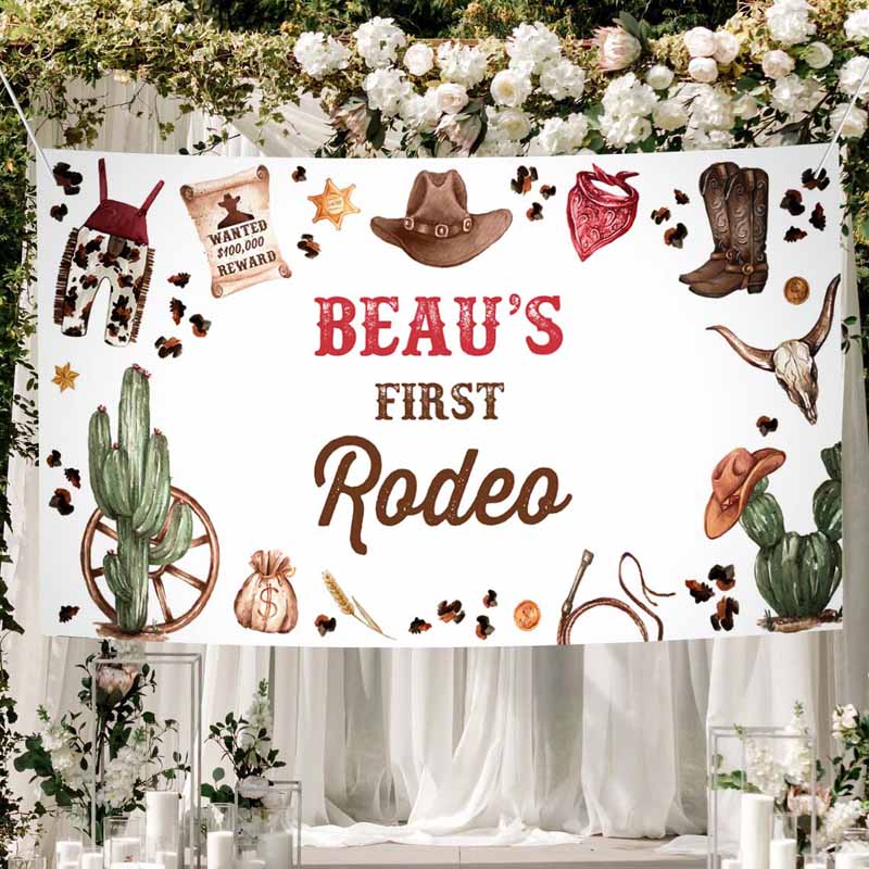 2 Editable Cowboy Birthday Party Gable Box Labels Wild West Cowboy Rodeo Birthday Party Southwestern Ranch Birthday Party Instant Download QC