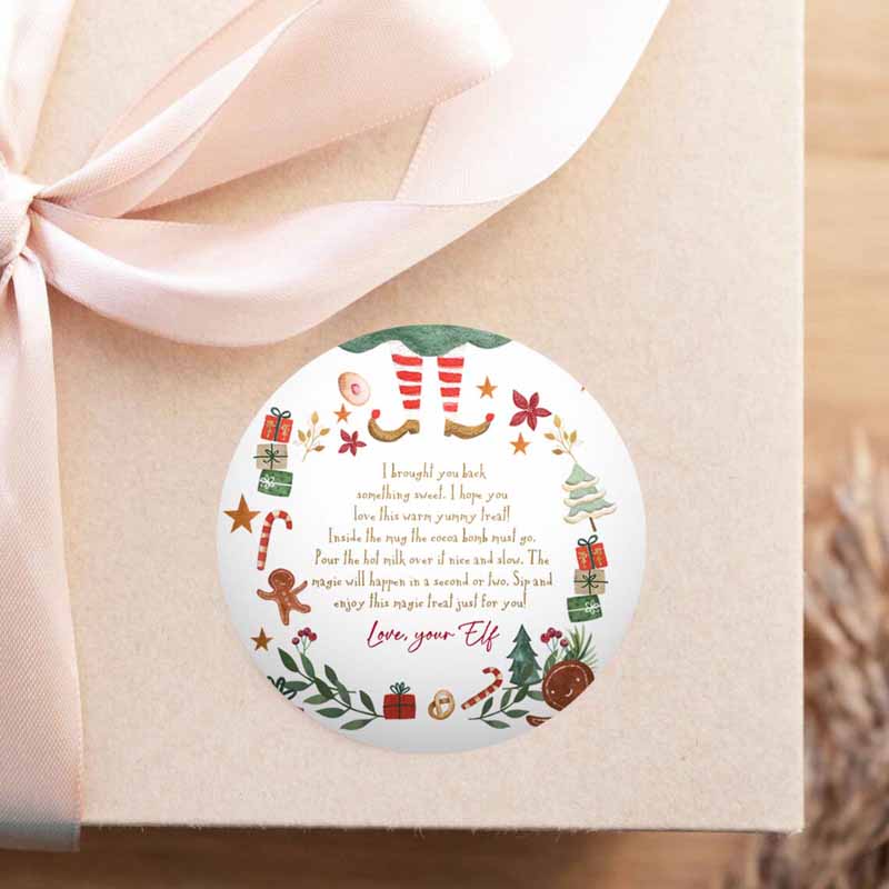 2 Editable Elf Hot Chocolate Bomb Tags Party Bomb Instructions Cocoa Favor Tag Elf Party Christmas Elf Visit Elf Birthday Digital PRINTABLE 0358