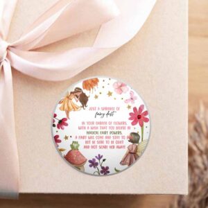 2 editable fairy dust favor tag enchanted forest birthday magical pixie dust poem cards fairy garden download template printable corjl 0406 1