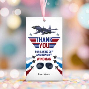 2 editable fighter pilot favor tags birthday thank you tag fighter jet pilot 1st one boy military jet airplane blue boy corjl template 0469 1