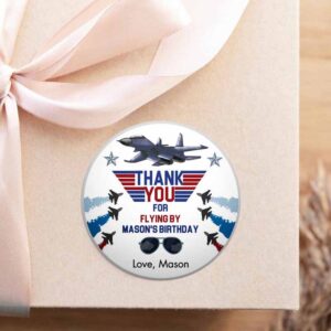 2 editable fighter pilot favor tags birthday thank you tag fighter jet pilot 1st one boy military jet airplane sticker boy corjl template 0469 1