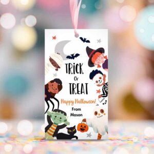 2 editable halloween favor tag boo gift tags costume party trick or treat favor tags ghost treat tag download printable corjl 0261 0473 0009 1