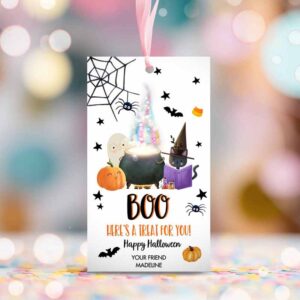 2 editable halloween favor tags boo gift tags costume party trick or treat favor tags birthday party download printable corjl 0480 0261 0009 1