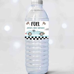 2 editable race car water bottle labels race car birthday party fuel racing birthday boy 2 curious download printable template corjl 0424 1