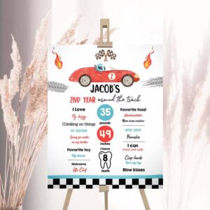 2 editable racing racing birthday milestones sign two fast boy 2nd birthday 2 fast 2 curious race car any age template printable corjl 0424 1