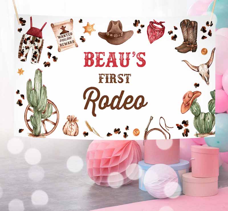 3 Editable Cowboy Birthday Party Gable Box Labels Wild West Cowboy Rodeo Birthday Party Southwestern Ranch Birthday Party Instant Download QC