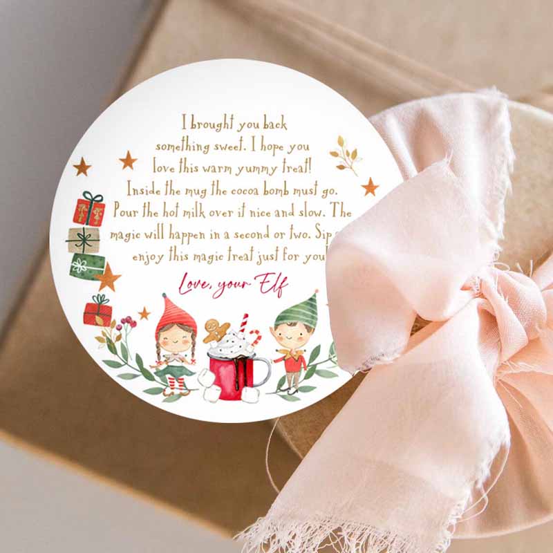 3 Editable Elf Hot Chocolate Bomb Party Tag Bomb Instructions Cocoa Favor Tags Elf Party Christmas Elves Visit Elf Birthday Digital PRINTABLE 0358