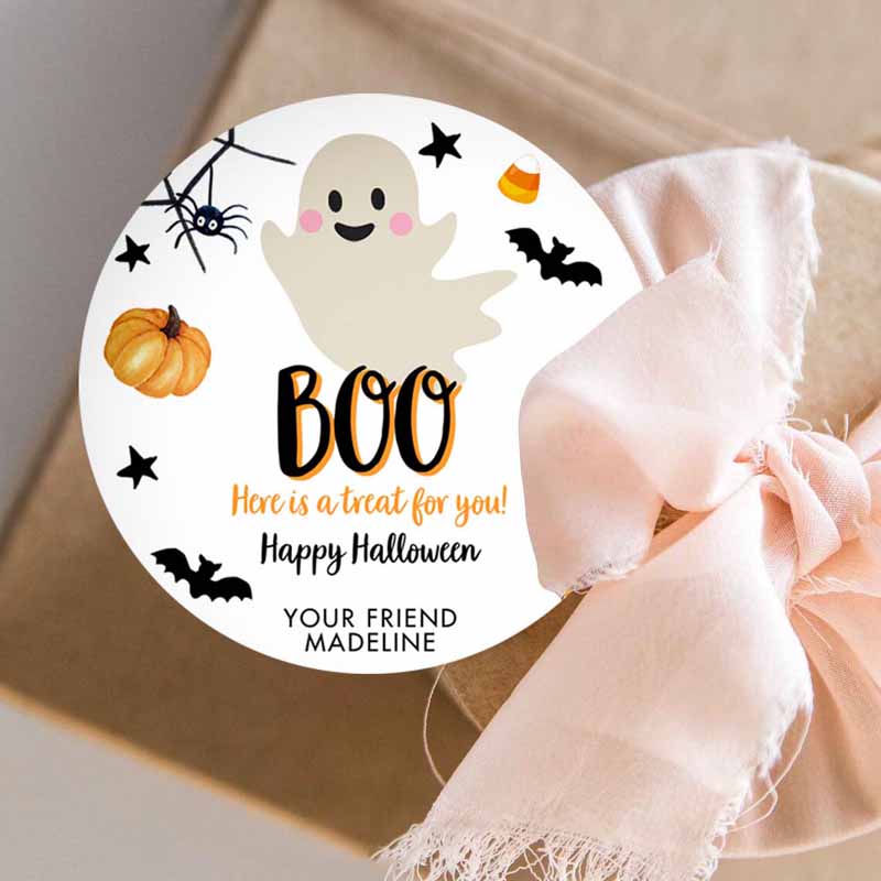 3 editable halloween favor tags boo gift tags costume trick or treat sticker birthday party download printable template corjl 0418 0261 1