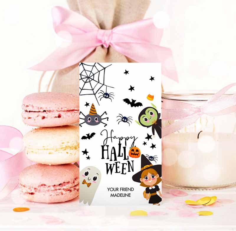 3 editable happy halloween gift tags trick or treat favor tags ghost treat tag personalized download printable template corjl 0261 0009 1