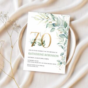 70th birthday invitation editable brunch invitation 70th birthday invite for her adult birthday 1