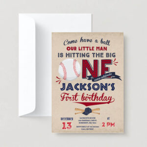 Baseball Invitation, Baseball Invitation, Baseball Birthday Invitation