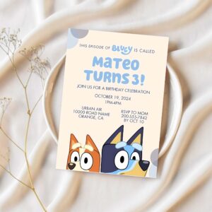 Bluey episode birthday invitation bluey birthday invitation 1