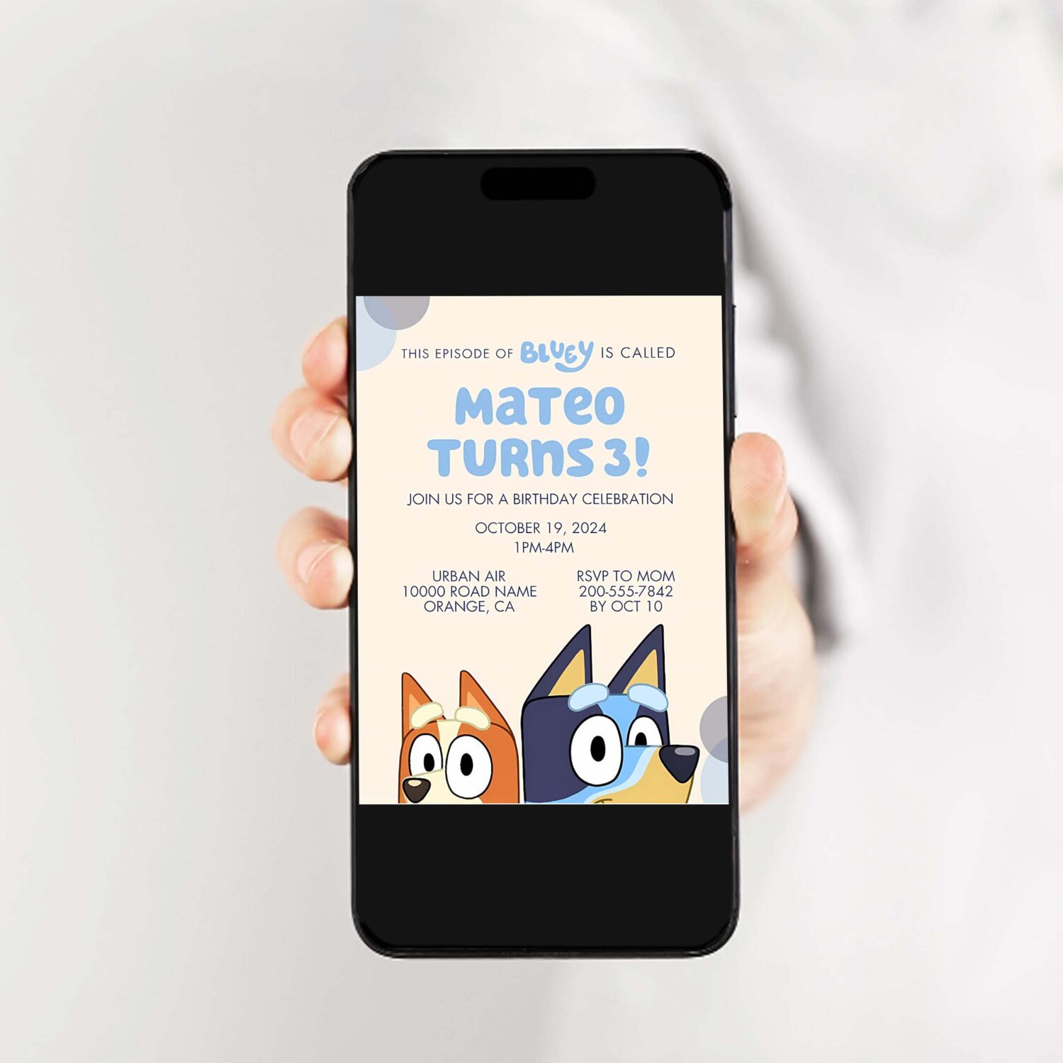 Bluey episode birthday invitation bluey birthday invitation 2