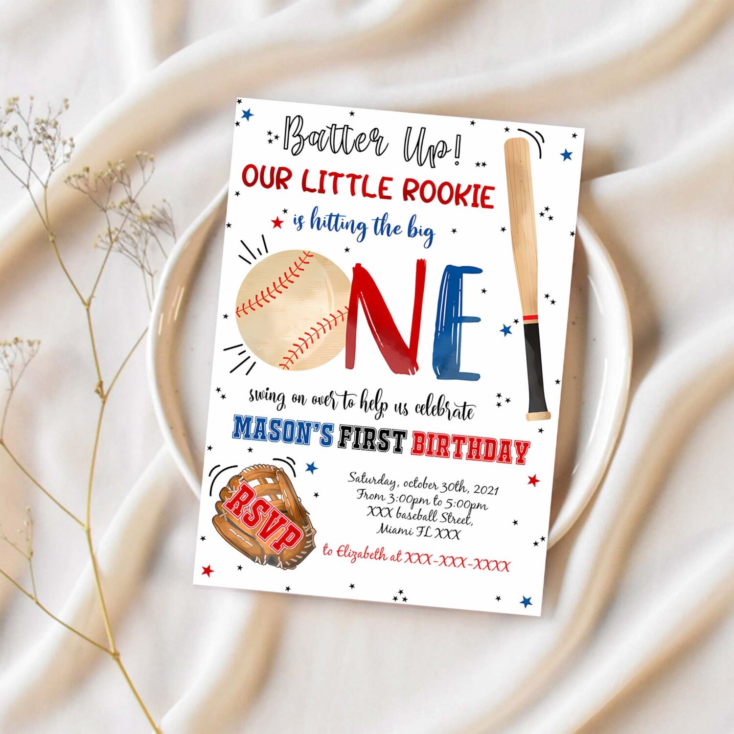 Editable baseball invitation baseball birthday invitation baseball template download 1