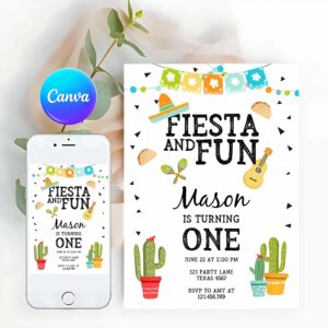 Fiesta Invitation, Fiesta and Fun Birthday Invitation