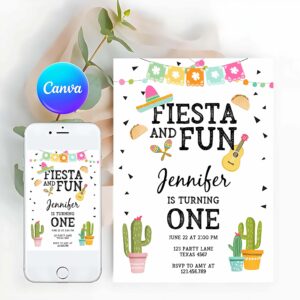 Fiesta Invitation, Fiesta and Fun Birthday Invitation
