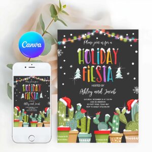 Fiesta Invitation, Holiday Fiesta Invitation