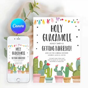 Bridal Shower Invitation, Holy Guacamole Bridal Shower Invitation