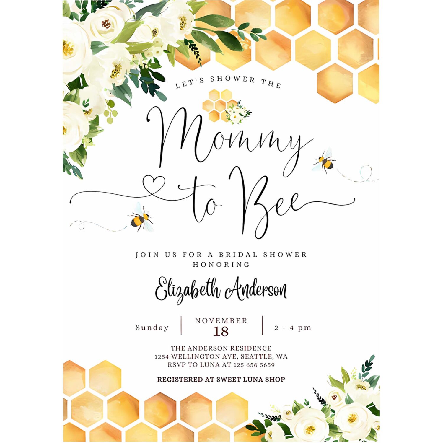 Editable mommy to bee baby shower invitation gender neutral mommy to bee baby shower invite printable template 4