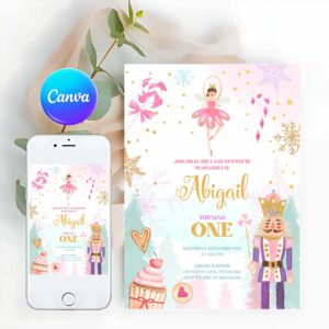 Nutcracker Invitation, Nutcracker Birthday Invitation