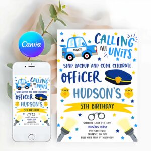 Police Invitation, Police Party Invitation