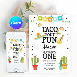 Taco Invitation, Taco Bout Fun Birthday Invitation
