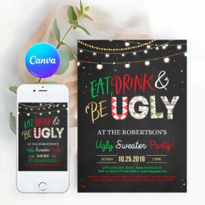 Ugly Sweater Party Invitation