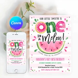Watermelon Invitation, Watermelon Invitation