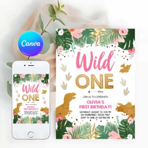 Wild One Invitation, Wild One Birthday Invitation