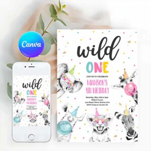 Wild One Invitation, Wild One Birthday Invitation