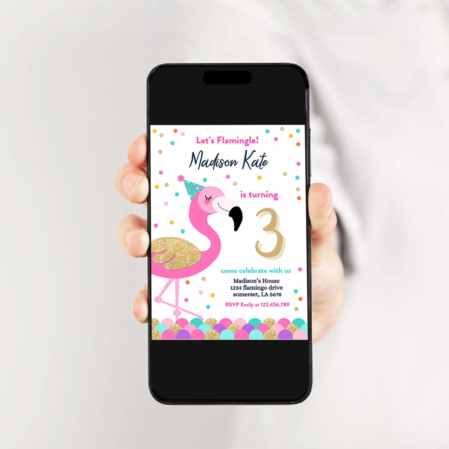 Flamingo birthday invitation flamingo invitation flamingo pool party invitation flamingo party luau party 2
