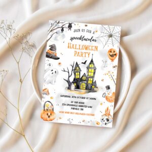 Halloween invitation halloween party invitation halloween birthday invitation halloween horror invitation 1