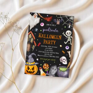 Halloween party invitation halloween party invitation halloween birthday invitation halloween invitation 1