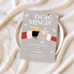 Jingle and mingle invite holiday cocktail party r83d 1