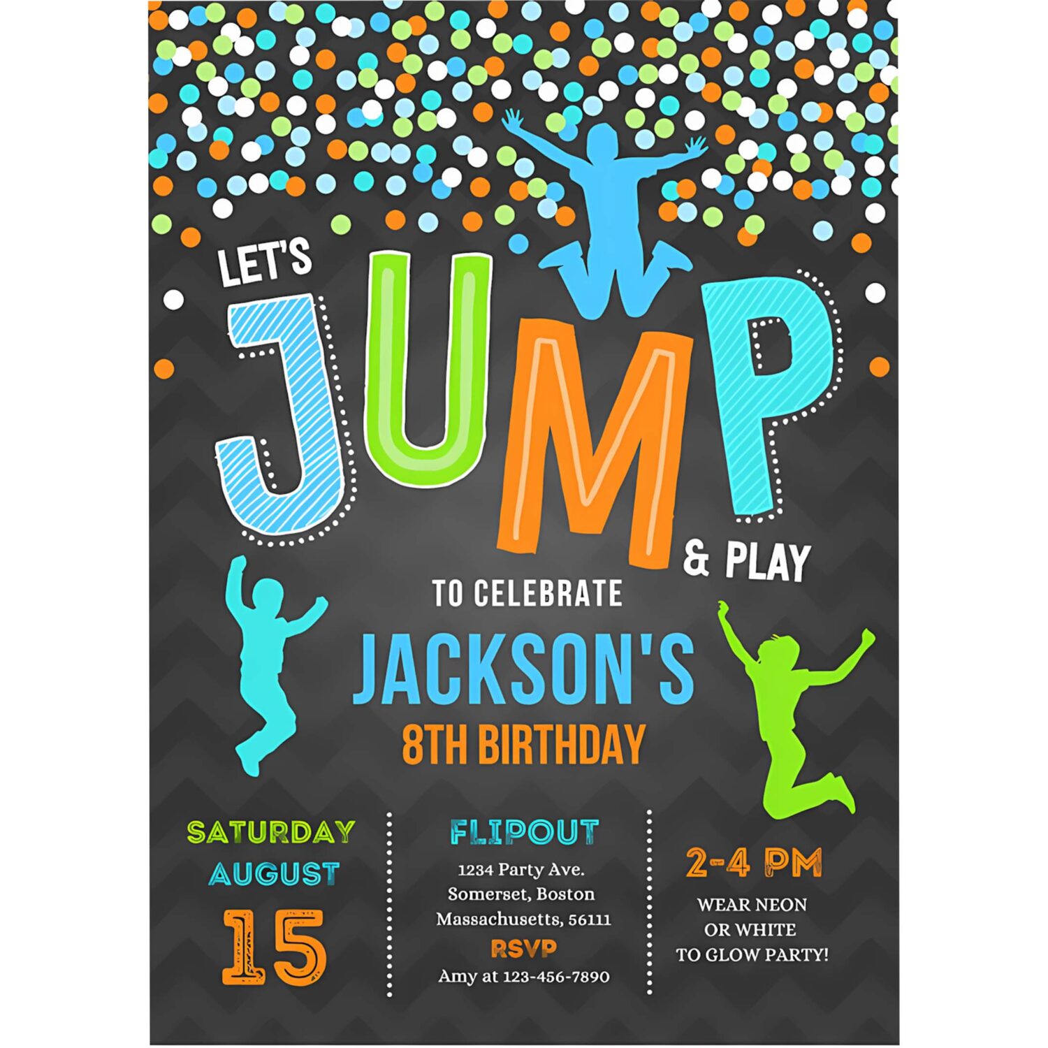 Jump invitation jump invitation trampoline party bounce house party jump party lets jump party 4