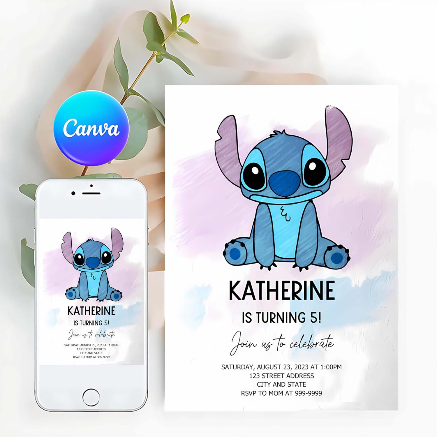 Stitch birthday invitation stitch invitation stitch lilo invitation stitch birthday